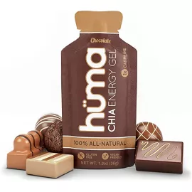 HUMA Chia Chocolate Flavour Vegan Energy Gel 9 x 36g