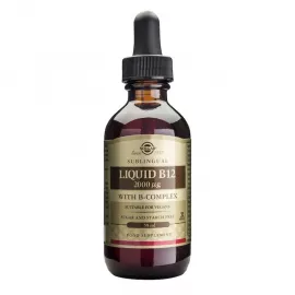 Solgar Liquid Sublingual B12 + B Complex 2 Oz New