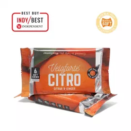 VELOFORTE Citro Citrus Ginger Flavour Energy Chews 9 x 50g
