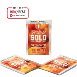 VELOFORTE Solo Apricot Sage Flavour Electrolyte Powder 9 x 5g