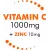  أقراص فيتامين C والزنك الفوارة بتركيز 1000 ميللي جرام  من بيوجلان 20's