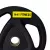 1441 Fitness Black Tri Grip PU Olympic Plates 20 kg