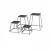 1441 Fitness Metal Plyo Set of 4 (12", 18", 24", 30" Inches)