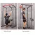 1441 Fitness Heavy Duty Squat Rack & Power Cage with Pull Up Bar and Lat Attachment J008 - Grey Color Frame