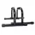 Lebert Fitness Parallettes Push Up Dip Stand (12''H x 25''L x 16''W) S - Black