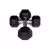 1441 Fitness Rubber Hex Dumbbells - 15 lbs