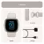 Fitbit Sense 2 Health & Fitness Watch Lunar White & Platinum Aluminium