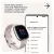 Fitbit Sense 2 Health & Fitness Watch Lunar White & Platinum Aluminium