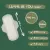Lemme Be Sanitary Day Pads 100% Cotton Certified Biodegradable - (Box of 7)
