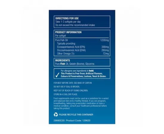 Natures Aid Super Strength Omega 3 Softgel 60's