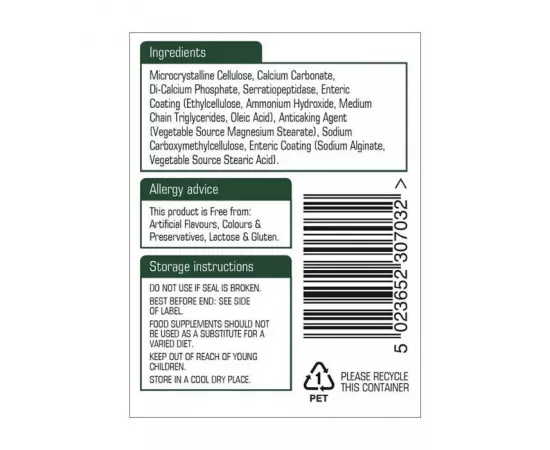 Natures Aid Serrapeptase Tablets 90's