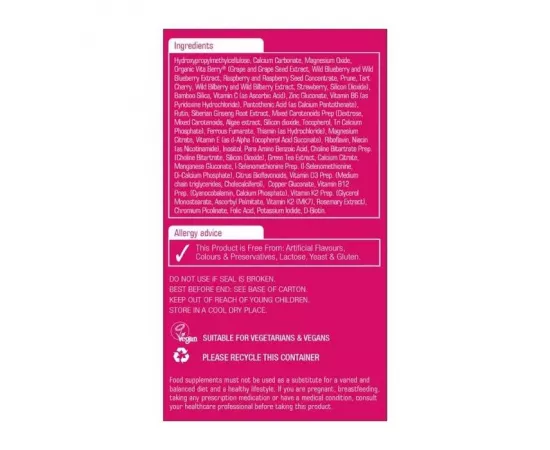 Natures Aid Women Health & Vitality Capsules 60's