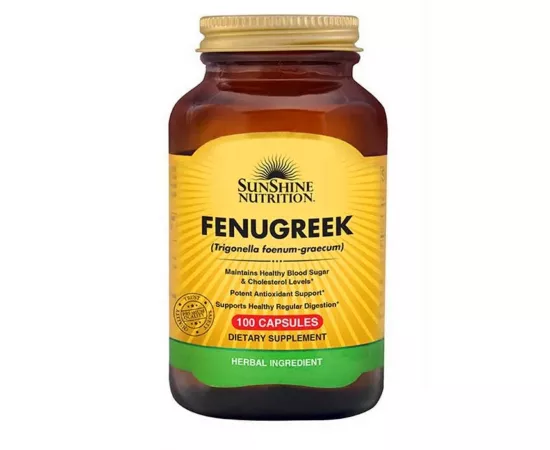 Sunshine Nutrition Fenugreek Capsules 610 mg 100's