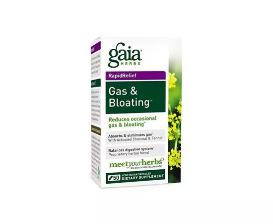 Gaia Herbs Gas & Bloating Capsules 50's
