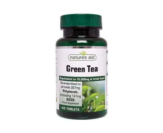 Natures Aid Green Tea 10000 mg 60 Tablets