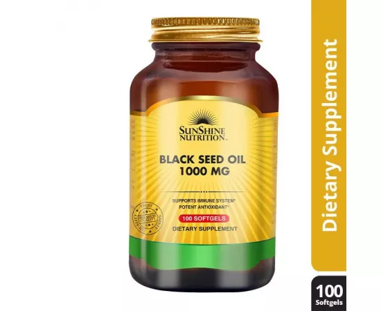 Sunshine Nutrition Black Seed Oil 1000mg Softgel 100's