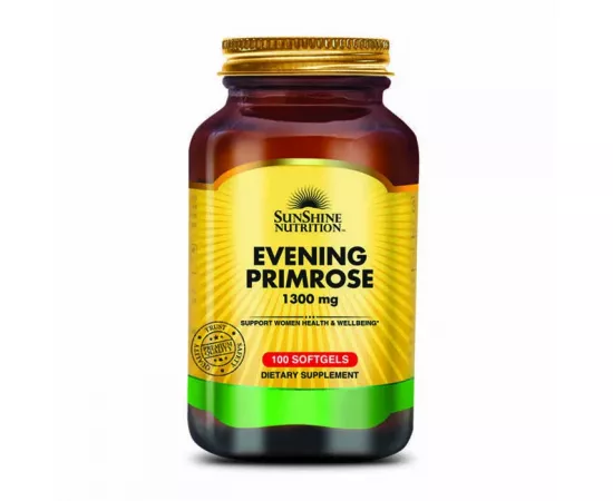 Sunshine Nutrition Evening Primrose Oil 1300mg 100 Softgels