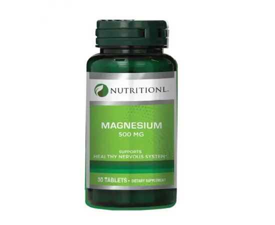 تابلت الماغنيسيوم بتركيز 500 مللي جرام لدعم الجهاز العصبي وراحة العضلات من نيوتريشينال  30