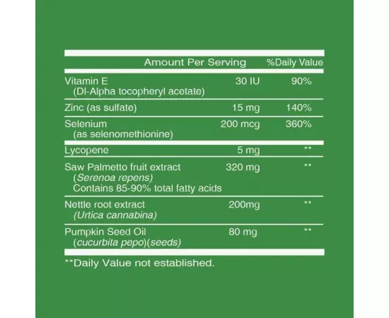 Nutritionl Prostate Welness Softgels 30's