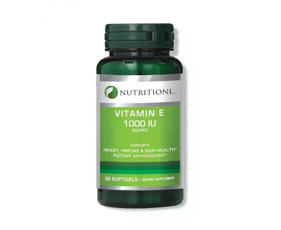 Nutritionl Vitamin E 1000IU Softgels 50's