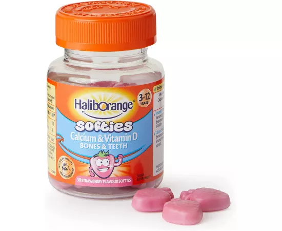 Haliborange Kids Calcium Vitamin D Strawberry Softies 30's