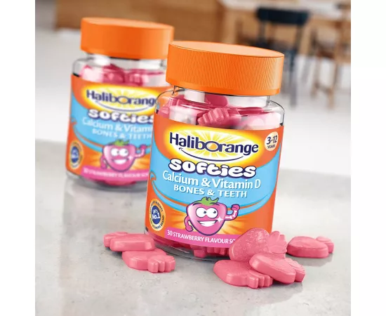 Haliborange Kids Calcium Vitamin D Strawberry Softies 30's