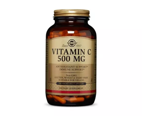 Solgar Vitamin C 500 mg Vegetable Capsule 250's