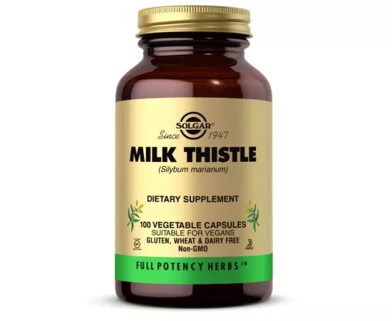 Solgar Milk Thistle Herb Extract - 60 Vegetable Capsules