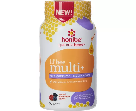 Honibe Kids Multi+Immune Boost Gummies 60s