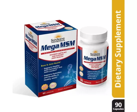 Sunshine Nutrition Mega MSM Capsules 90's