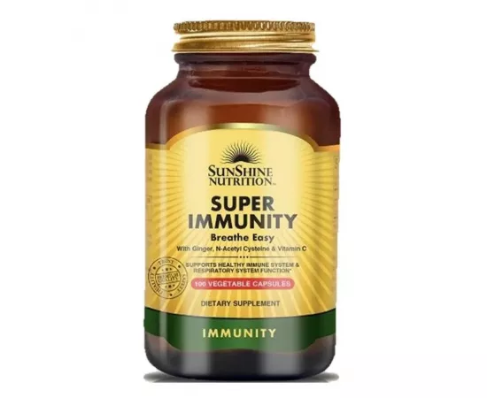 Sunshine Nutrition Super Immunity With Nac 100 Vegatable Capsules