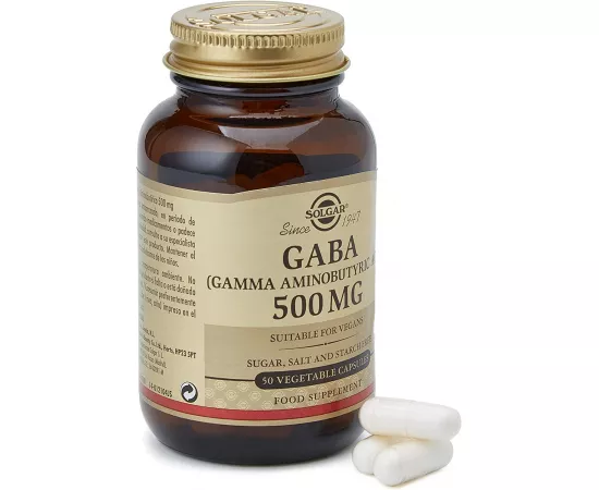 Solgar Gaba Vegetable capsules 500 mg 50's