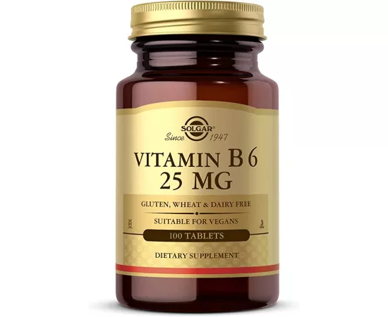 Solgar Vitamin B6 25 mg Tablets 100s