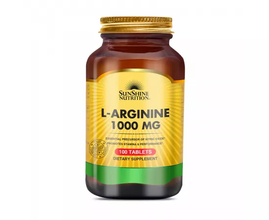Sunshine Nutrition L-Arginine 1000 mg Tablets 100's