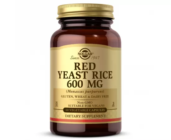 Solgar Red Yeast Rice Vegetable Capsules 60's