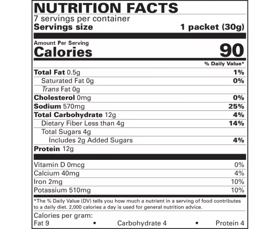 Qvie Vegetarian Sloppy Joe Low Calorie Snack 7 x 30 g