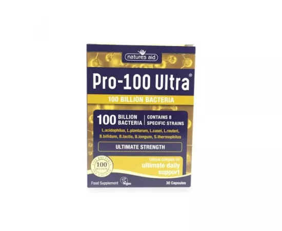 Natures Aid Pro 100 Ultra 100 Billion 30'S Capsules