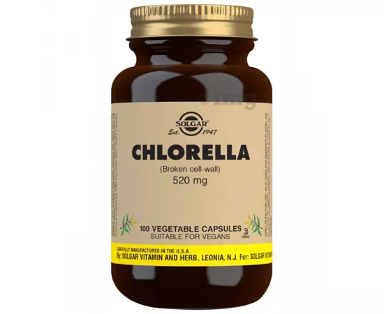 Solgar Chlorella 100 Vegetable Capsules