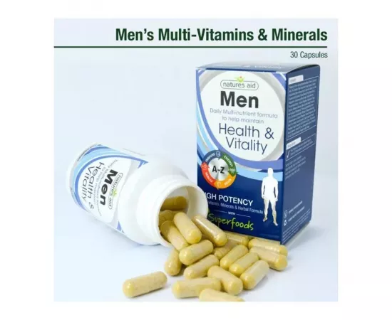 Natures Aid Men Health & Vitality 30'S Capsules