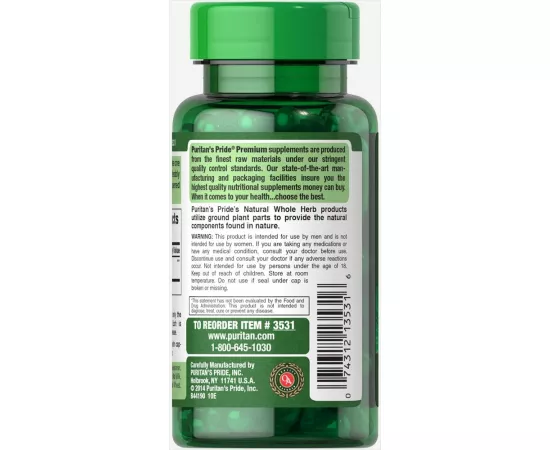 Puritan's Pride Saw Palmetto 450 mg Capsules 100's