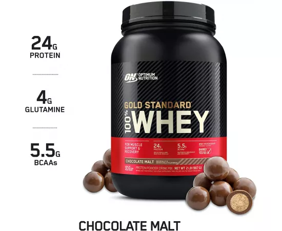 Optimum Nutrition Gold Standard 100% Whey Chocolate Malt 2 lb (907g)