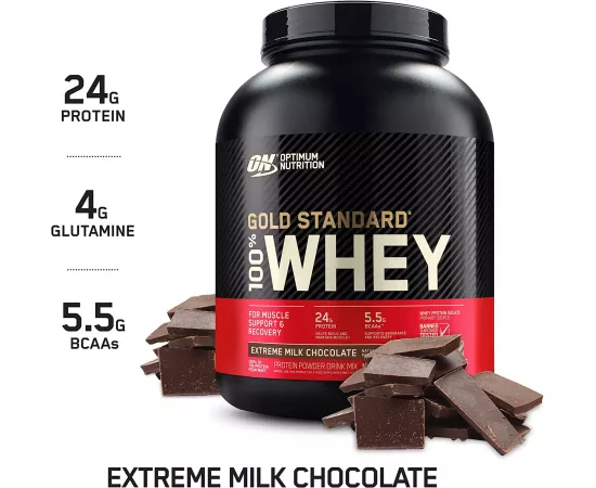 Optimum Nutrition Gold Standard 100% Whey Protein Extreme Milk Chocolate 5 lbs