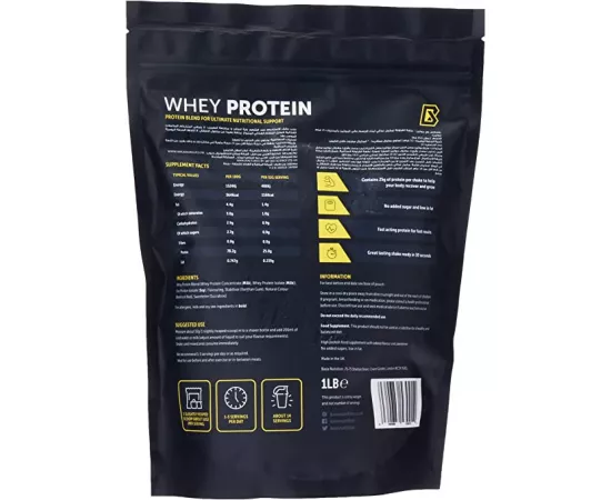 Basix Whey Protein Strawberry Swirl 1 lb 454g