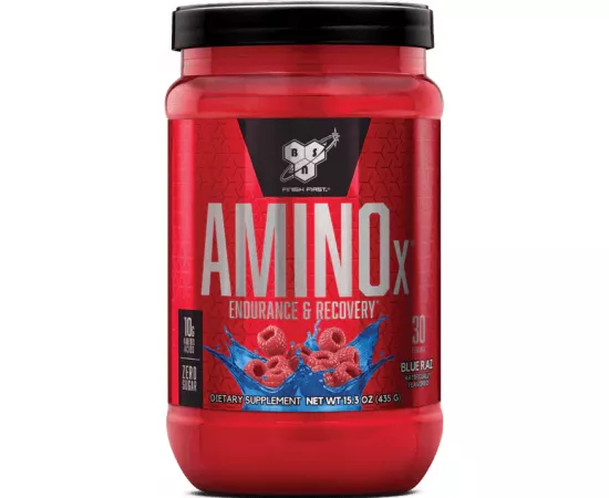 BSN Amino X Dietary Supplement Raspberry 30 Servings 15.3 Oz (435g)