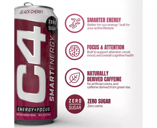 Cellucor C4 Smart Energy Drink Black Cherry