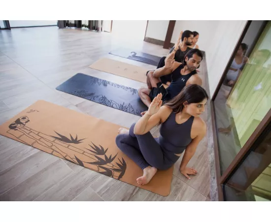 Meow Yoga Jungle Mat Black