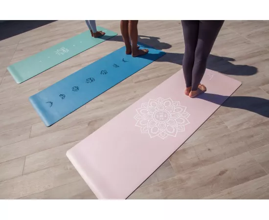 Meow Yoga Mandala Mat Pink