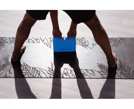 Meow Yoga Blue Yoga Block