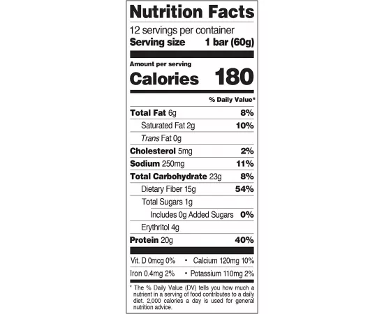 Quest Nutrition Protein Bar Cinnamon Pack of 12