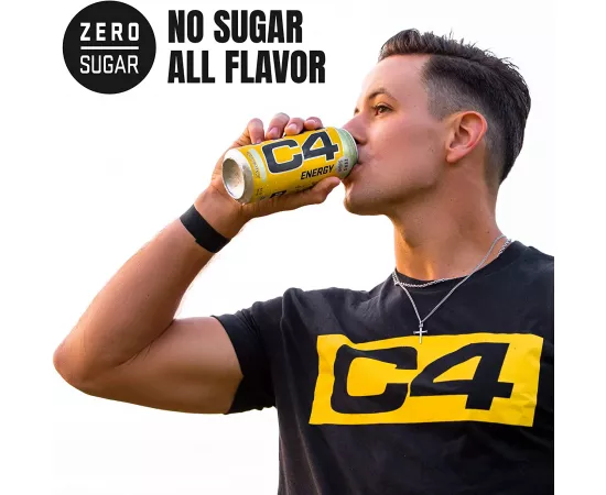 Cellucor C4 Energy Carbonated Zero Sugar Energy Drink Orange Slice